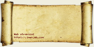 Jesenka Bićanin vizit kartica